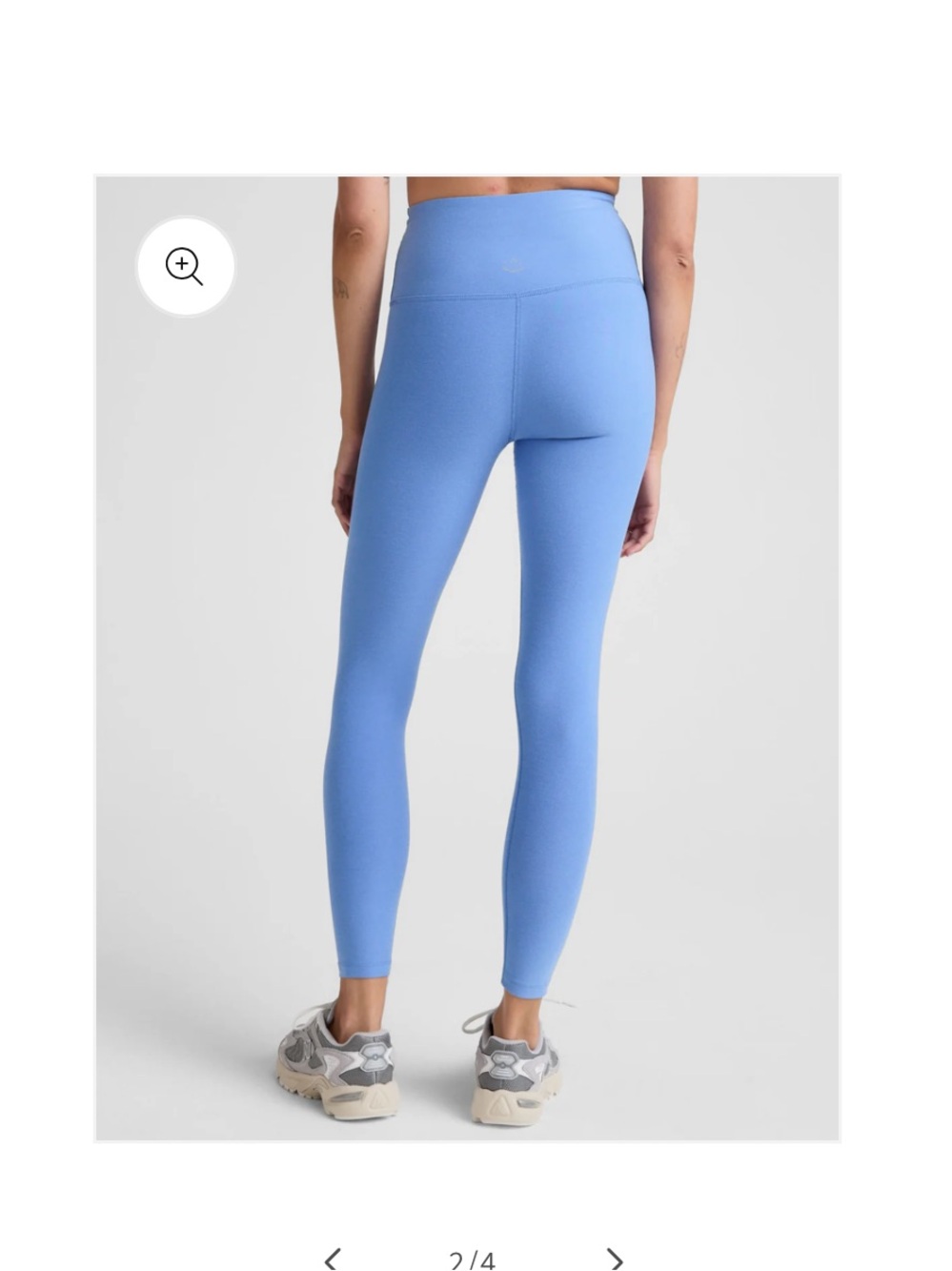 BEYOND YOGA CAUGHT IN THE MIDI HIGH WAISTED LEGGING FLOWER BLUE HEATHER - Picture 5 of 6